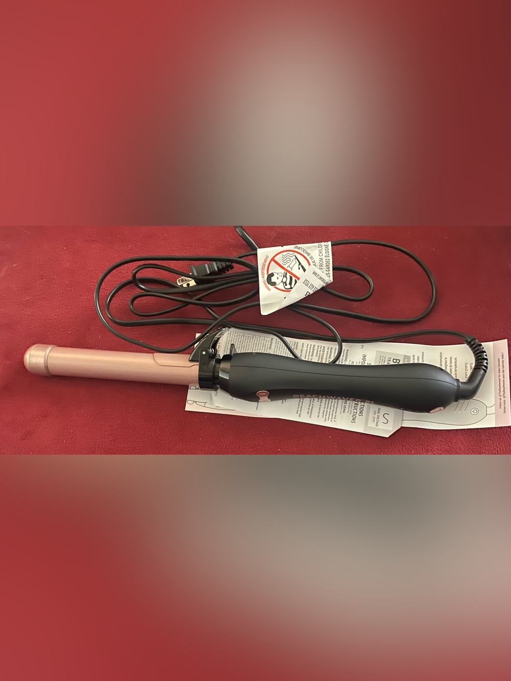 Beachwaver B1 Rotating Curling Iron | B1 in Midnight Rose - Picture 3 of 6